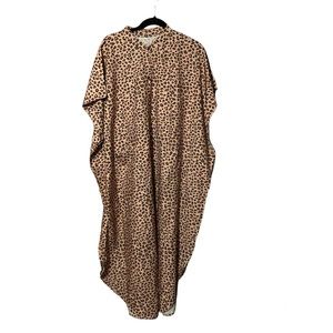 Bikinishe brown cheetah print coverup XXL